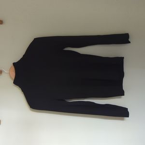 J. Crew Black ribbed turtle neck size M
